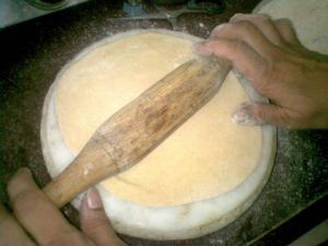 Roll the dough carefully 